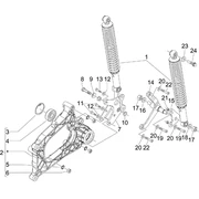Suspension arrière - Amortisseur/s