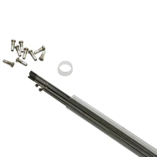 STAINLESS SPOKE- SILVER 2mm L280mm J BEND - With nut (IN TUBE PER 10)