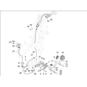 Groupe pédales - Leviers