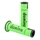 REVETEMENT POIGNEE DOMINO MOTO ON ROAD A450 VERT/NOIR OPEN END 120-125mm (PAIRE)