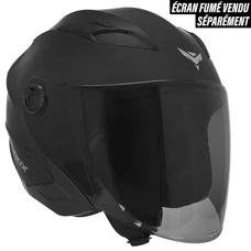 CASQUE JET ADX AJ150 NOIR MAT L (SIMPLE ECRAN) (ECE 22.06)