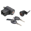 CONTACTEUR A CLE SCOOT ADAPTABLE PEUGEOT 50 BUXY, SPEEDAKE, ZENITH, FOX (AVEC SERRURE DE SELLE) -P2R