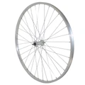 ROUE VTC / CITY PATIN 700 x 28 - 35 AVANT JANTE ET MOYEU ALU AXE PLEIN (VENDU AVEC ECROU 9X100) JANTE 19C