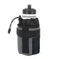BOTTLE CAGE/CUP HOLDER- EMFISS BLACK/GREY - FITS ANY BIKE WITH VELCRO STRAPS.