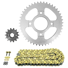 CHAIN AND SPROCKET KIT FOR DAELIM 125 ROADSPORT 2008>2016 428 14x45 (REAR SPROCKET Ø 58/90/10.5) (OEM SPECIFICATIONS) -AFAM