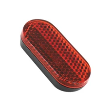 REFLECTEUR / CATADIOPTRE TIGE DE SELLE ROUGE ADHESIF - 50X22 (VENDU A L'UNITE)