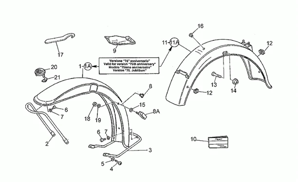 Garde-boue av./arriere