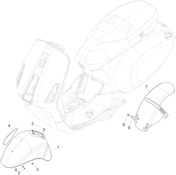 Logement roue - Garde boue