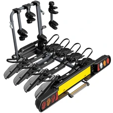 BICYCLE RACK- "ON DECK"- PERUZZO PURE INSTINCT FOR 4 BIKES PREMIUM RECLINABLE/FOLDABLE (MAX LOAD 60Kgs) 13 PIN PLUG