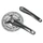 CHAINSET FOR MTB- P2R 8/9 Speed -ALUMINIUM- -SILVER- 170mm 42-32-22 (BOTTOM BRACKET 113mm) WITH REMOVABLE CHAIN RINGS