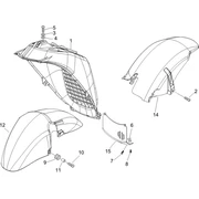 Logement roue - Garde boue