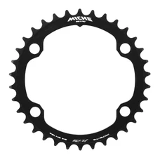 PLATEAU ROUTE 4BRA D.110 POUR SHIMANO 105 R7100 / ULTEGRA R8100 MICHE 34DTS INTERIEUR NOIR 12V.
