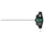 CLE TORX MANCHE EN T WERA 467 HEX PLUS T27x200mm NOIR/VERT (VENDU A L'UNITE) -MARQUE ALLEMANDE POUR LES ATELIERS