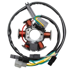 IGNITION STATOR FOR 50CC MOTORBIKE DERBI 50 SENDA, GPR/GILERA 50 SMT, RCR (60W WITH SENSOR) (WITHOUT PLATE) -SELECTION P2R