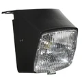 HEADLIGHT FOR MOPED PEUGEOT 103 - BLACK - WITH BULB 12V 15W 12V 15W -SELECTION P2R