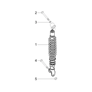Suspension arrière - Amortisseur/s 