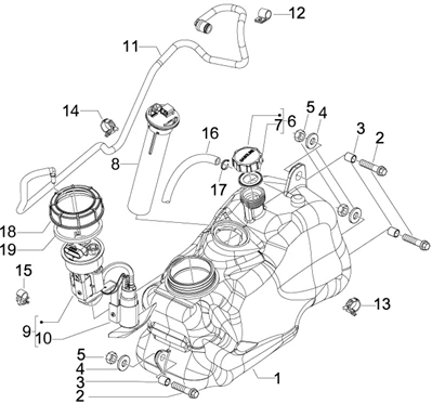 Réservoir carburant