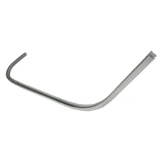 BAGUETTE DE TABLIER AV SCOOT ADAPTABLE PIAGGIO 50-125 VESPA LX 2005> CHROME GAUCHE -SELECTION P2R