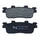 BRAKE PADS NEWFREN FOR KAWASAKI 125 J 2016> Rear 300 J 2014>2018 Rear KYMCO 125 DOWNTOWN 2009>2015 Rear 300 PEOPLE S 2020>AR, 125 X-TOWN 2020> Rear  (FD0460BE)  (SCOOTER ELITE ORGANIC)
