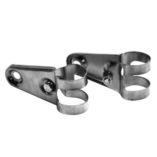 HEADLIGHT HOLDER FOR MOPED PEUGEOT 103/MBK 51 Ø 26/28 CHROME (PAIR) -EBR