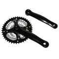 CHAINSET FOR MTB- P2R 7/8 Speed -ALUMINIUM- BLACK 170mm 42-34-24  (BOTTOM BRACKET 118mm)