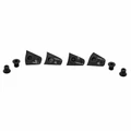 INTRAVIS PEDALIER TA COMPATIBLE DURA ACE 9200/9270 12V. NOIR POUR PLATEAU X110 (JEU DE 4) - VIS ET CHEMINEE