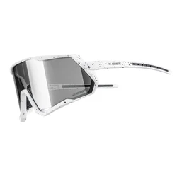 LUNETTES VELO ADULTE GIST MASK MONTURE BLANC VERRE ROUGE POLYCARBONATE (PROTECTION 100% CONTRE UVA, UVB, UV)