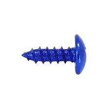 VIS PARKER TETE RONDE 4,0 x 12 mm ALU BLEU (SACHET DE 10 PIECES) -SELECTION P2R