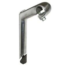 QUILL STEM FOR ROAD BIKE/MTB- QUILL STEM- Ø25,4 SILVER L80mm FOR BAR Ø25,4mm (stem tube L 180mm)