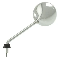 RETROVISEUR ADAPTABLE PIAGGIO 50-125 VESPA LX 2009>, 150 VESPA LX 2012>  GAUCHE CHROME (OE CM020412) (HOMOLOGUE CE)  -SELECTION P2R-