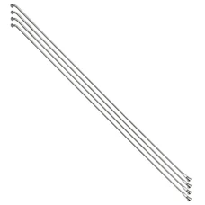 STAINLESS SPOKE- SILVER FOR EBIKE Ø 2,0mm - Ø 2,3mm L 272mm SAPIM "J BEND" WITH NUTS (SOLD PER 4)