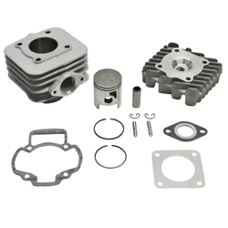 COMPLETE CYLINDER KIT FOR SCOOT  PIAGGIO 50 ZIP 2STROKE, TYPHOON, LIBERTY 2STROKE/GILERA 50 STALKER, ICE/APRILIA 50 SR AIR  -ALUMINIUM NIKASIL AIRSAL-