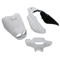 CARROSSERIE/CARENAGE SCOOT ADAPTABLE MBK 50 BOOSTER NG, ROCKET ANCIEN MODELE/YAMAHA 50 BWS BUMP, SPY ANCIEN MODELE BLANC BRILLANT (KIT 5 PIECES)  -P2R-
