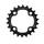 CHAINRING FOR MTB - 4 Arms- DOUBLE/TRIPLE 42T.Ø 104 -OUTER- CHINOOK ALUMINIUM BLACK- TA FOR SHIMANO / SRAM / RACE FACE / FSA 10/11 SPEED-.. COMPATIBLE IN MID POSITION FOR TRIPLE