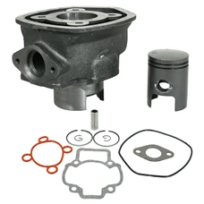 CYLINDER FOR SCOOT PIAGGIO 50 ZIP 2 Stroke, TYPHOON, LIBERTY 2 Stroke/ VESPA LX 2 Stroke/ GILERA 50 STALKER, ICE/APRILIA 50 SR AIR -P2R CAST IRON + GRAPHITE PISTON