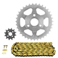 CHAIN AND SPROCKET KIT FOR HONDA 50 Z MONKEY  420  15x35  (REAR SPROCKET Ø 29,50/54/8,5)   -AFAM-
