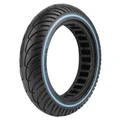 PNEU TROTTINETTE PLEIN CROSS 8.5 X 2.00 NOIR LISERET BLEU - LARGEUR INTERIEUR 37 mm