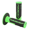 GRIP- PROGRIP OFF ROAD 801 DUAL DENSITY FLUO GREEN/BLACK 115mm (PAIR) (CROSS/MX)