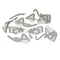 STICKERS KIT- "PIAGGIO GENUINE PART" 50 TYPHOON 2010> (FOR BLUE SCOOTER) 253/A -675125