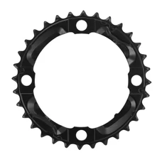 CHAINRING FOR MTB- Ø104 - 4arms-FOR TRIPLE- 32T. middle. SHIMANO DEORE M590/LX 9 Speed BLACK .