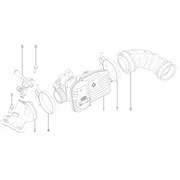 Corps papillon - Injecteur - Raccord d'admission