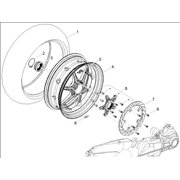 Roue arrière