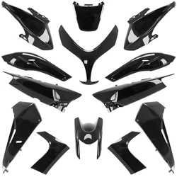 CARROSSERIE/CARENAGE MAXISCOOTER ADAPTABLE YAMAHA 500 TMAX 2008>2011 NOIR BRILLANT (KIT 13 PIECES) -P2R