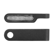 TURN SIGNAL FOR MOTORBIKE- AVOC MATSUMOTO ABS BODY - TRANSPARENT/BLACK (Long 60mm / H 10mm (Wd 15mm) (EEC APPROVED) (Pair)