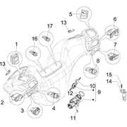 Inverseurs - Commutateurs - Boutons - Interrupteurs