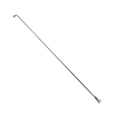 RAYON INOX ARGENT 2,6mm L215mm TETE COUDEE SAPIM AVEC ECROUS (VENDU A L'UNITE)