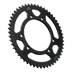 COURONNE 50 A BOITE ADAPTABLE APRILIA 50 SX 2006>2011 / DERBI 50 SENDA R X-TREME 2002>2017 / GILERA 50 RCR 2003>2011, SMT 2003>2010 420 53 DTS ACIER NOIR (DIAM 105/125/8.5) -JT SPROCKETS