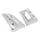 ECOPE DE REFROIDISSEMENT/RADIATEUR CYCLO ADAPTABLE POUR PEUGEOT 103 SPX, RCX CHROME (VENDU PAR PAIRE)  -SELECTION P2R-