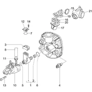 Corps papillon - Injecteur - Raccord d'admission