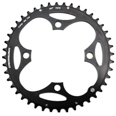 CHAINRING FOR MTB- Ø104 - 4arms-FOR TRIPLE- 44T. Ø104 OUTER BLACK STRONGLIGHT ZICRAL .Thickness 4 mm- 8/9 Speed.
